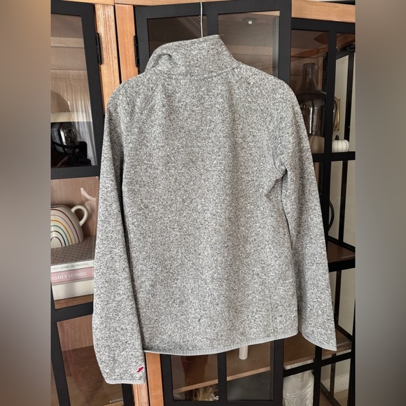 Jackson Hole WYoming fleece 1/4 zip jacket pullover sweater heather patch unisex - Picture 4 of 7